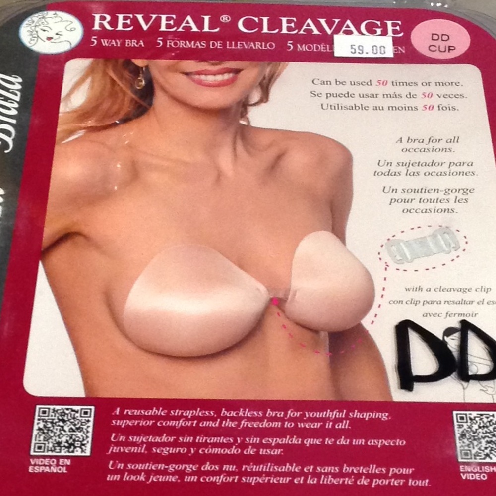 NWT cleavage 5 way bra DD cup